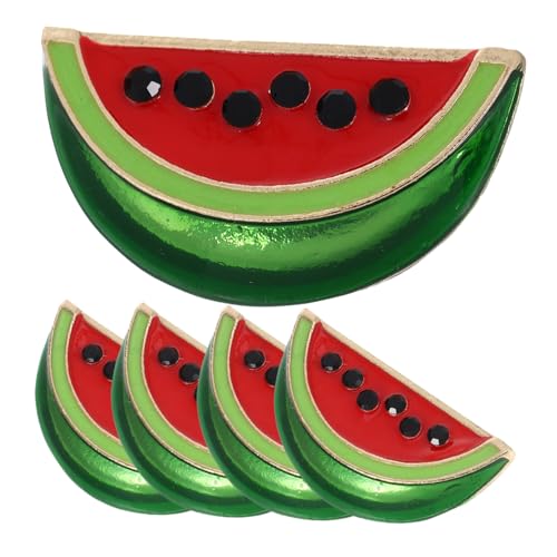 HANABASS 20 Stck. Wassermelonen Broschen Teilig Legierung Anstecknadeln Damen Modische Reversklammern für Kleider Schals Kragen Langlebig Wiederverwendbar Süße Frucht Accessoires für Alltag von HANABASS