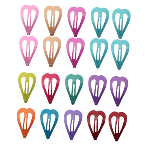 HANABASS 20 Stück Teiliges Bunte Metall Haarspangen für Mädchen und Haustiere Langlebige Haarklammern mit Einzigartigem Design Sitz für Dünnes Haar für Alltag Festtage und Zufällige Farbe von HANABASS