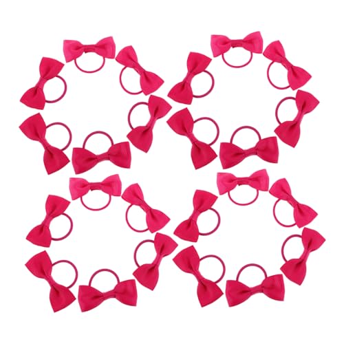 HANABASS 25stücke Haargummis Mit Schleife Elegante Und Süße Haarschmuck Für Mädchen Und Frauen Weiche Und Langlebige Elastische Haargummis Für Alltag Und Sport von HANABASS