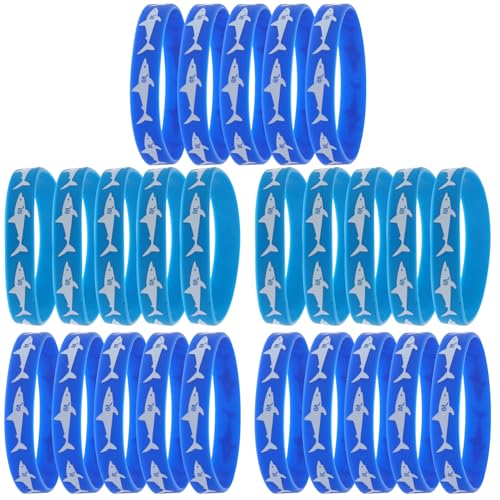 HANABASS 25stücke Silikonarmbänder Partyarmband Mit Spielzeug-druck Silikonarmbänder Für Handgelenk Verkleidungszubehör Partyzubehör Zufällige Farbe von HANABASS