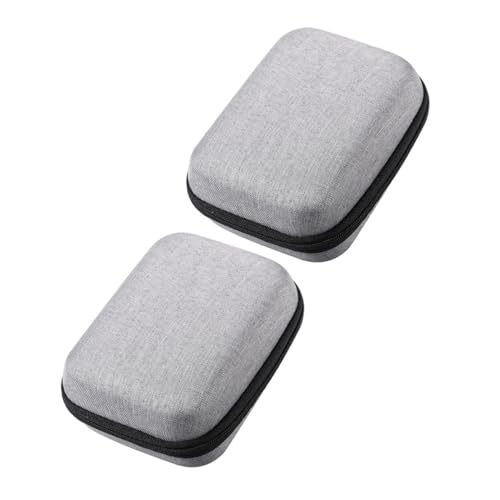 HANABASS 2Stücke Mikrofon Aufbewahrungstaschen Wasserdichtes Design für Kopfhörer Kabel und Adapter Organizer für Unterwegs von HANABASS