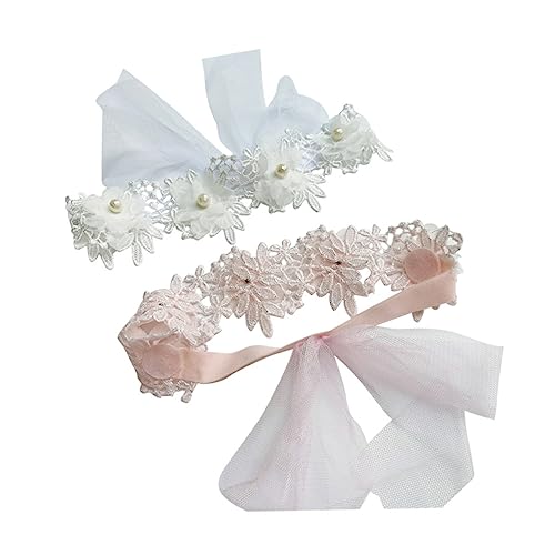 HANABASS 2Stücke Stirnbänder mit Blumen Stilvolle Kopfbedeckung für Geburtstagsfeiern Hochzeiten Besondere Anlässe von HANABASS