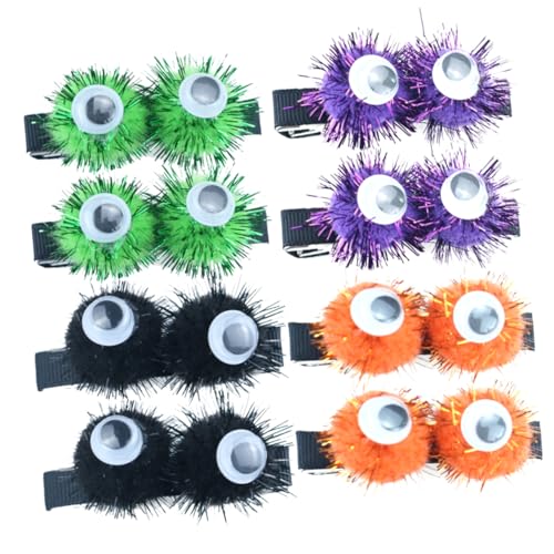 HANABASS 4Paare Halloween Haarspangen Kreative Clips für Haaraccessoires für Halloween Partys Einzigartigem Design und Leicht von HANABASS