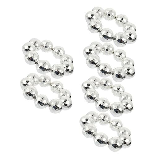 HANABASS 6 Stück Damen Armbänder Disco Schmuck Armbänder für Frauen Dekorative Handgelenk Accessoires für Partys und Festivals von HANABASS