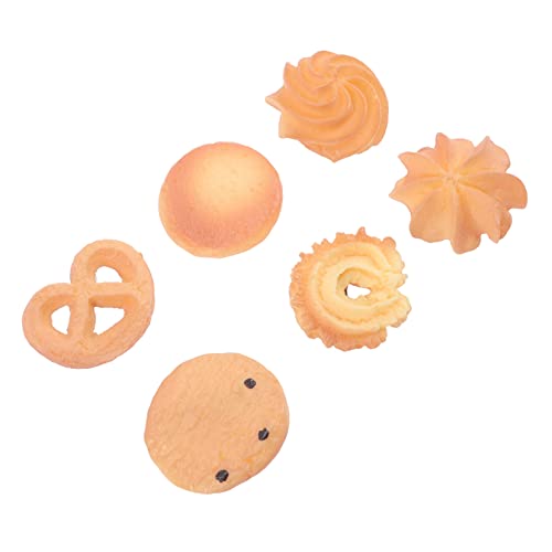 HANABASS 6stücke Keksförmige Haarklammern Lustige Haarspangen Für Mädchen Kawaii Haarschmuck Langlebige Und Leichte Haaraccessoires Für Jede Gelegenheit von HANABASS