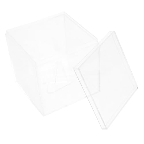 HANABASS Acryl Gitarren Pick Aufbewahrungsbox Transparent Gitarren Plektrum Organizer Stabil Kleiner Pick Case Für Gitarristen von HANABASS