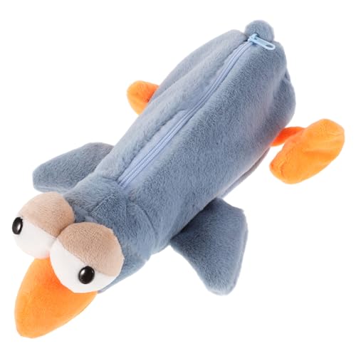 HANABASS Federmäppchen Für Mädchen Plüsch-federtasche Mit Vogel-Design Aufbewahrungstasche Für Schreibwaren Weiches Federmäppchen Für Schule Süßes Kindertaschen von HANABASS