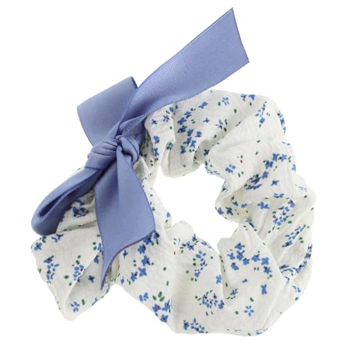 HANABASS Haarseil Mit Blumenmuster Haarschmuck Für Damen Elastische Haargummis Haarschmuck Für Pferdeschwänze Haargummis Für Pferdeschwänze Haargummis Mit Schleifen Elastische von HANABASS