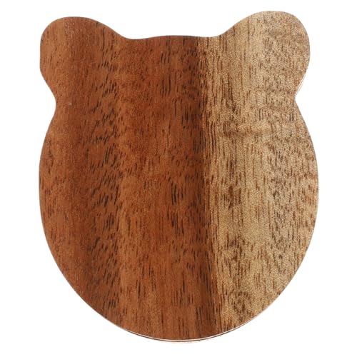 HANABASS Holz gitarrenplektrenbox Tragbarer Pick Organizer mit Glatter Oberfläche Vielseitige Aufbewahrungsbox für Gitarren Ukulele Basspicks Robustes Design für Musiker und Gitarristen von HANABASS