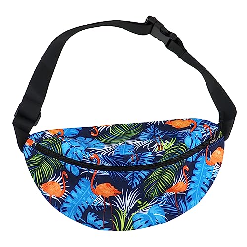 HANABASS Hüfttasche Aus Nylon Mit Digitaldruck Sport-bauchbeutel Outdoor-Brusttasche Laufbeutel Handytasche Dunkelblau von HANABASS