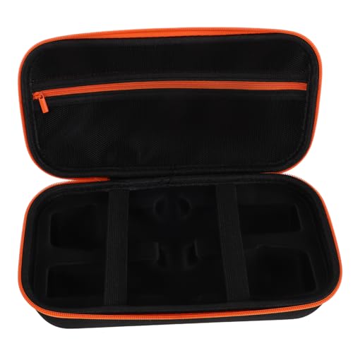 HANABASS Kabellose Mikrofon Aufbewahrungstasche für Zwei Mikrofone Stoßfester Eva Mikrofon Organizer mit Reißverschluss Tragbare Wireless Mic Tasche für Karaoke Meetings und Outdoor Events von HANABASS