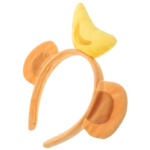 HANABASS Kuscheliger Affenohr Haarreif für Kostümpartys und Bühnenaufführungen Lustiges Party Accessoire für Geburtstagsfeiern und Feste Einfach Stylisch von HANABASS