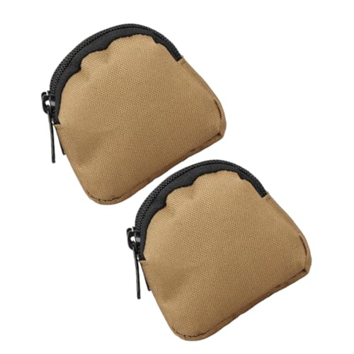HANABASS Mini Münzbeutel Mit Reißverschluss Kleine Geldbörse Für Damen Herren Münztasche Organizer Zum Aufbewahren Von Karten Münzen Schlüsseln Praktisch Tragbar Als Gürteltasche von HANABASS