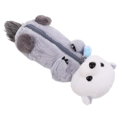 HANABASS Lustiges Federmäppchen Für Junge Mädchen Mit Otter-plüsch-Design Tragbar Und Praktisch Für Schulsachen Süße Aufbewahrungstasche Für Stifte Und Schreibwaren von HANABASS