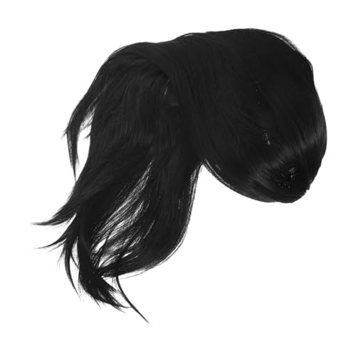 HANABASS Perücke Für Männer Chinesische Qing- Perücke Glattes Haar Cosplay-kostümzubehör Haarverlängerung Dekoration Einfach Anzubringen von HANABASS