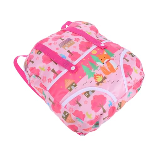 HANABASS Puppenrucksack Für Aufbewahrung Leicht Und Tragbar Für Kleidung Und Zubehör Von Babypuppen Mit Modischem Design Für Mädchen von HANABASS