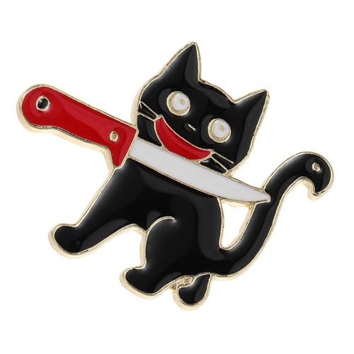 HANABASS Schwarze Katzenbrosche Pins-Rucksack süße nadel Pullover-Kätzchen-Pin schwarze Katzennadel Tierbrosche für Frauen Katzennadel Brosche Cartoon-Brosche Taschenstifte Zinklegierung HANABASS Schwarze Katzenbrosche Pins-Rucksack süße nadel Pullover-Kätzchen-Pin schwarze Katzennadel Tierbrosche für Frauen Katzennadel Brosche Cartoon-Brosche Taschenstifte Zinklegierung von HANABASS