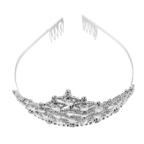 HANABASS Tiara-krone Für Frauen Und Mädchen Mit Haarkamm Königin-kopfschmuck Strass-krone Für Hochzeit Abschlussball Party Und Theateraufführungen von HANABASS