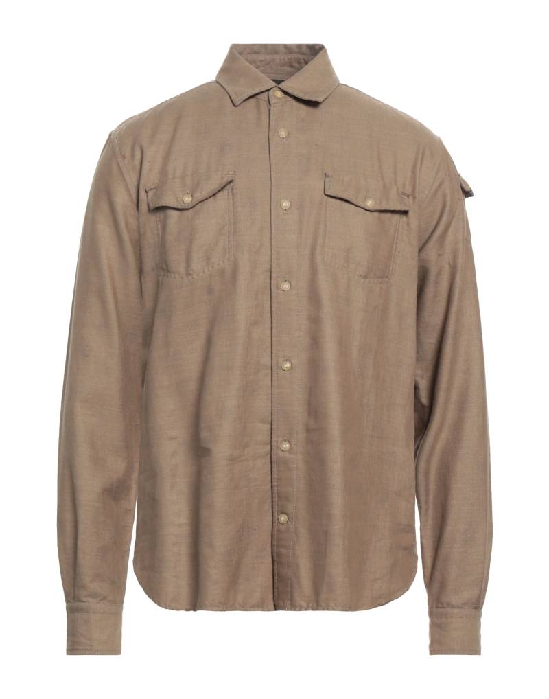 HAND PICKED Hemd Herren Khaki von HAND PICKED