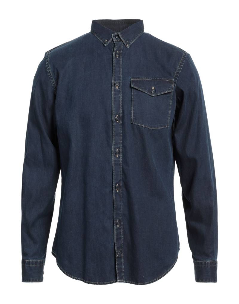HAND PICKED Jeanshemd Herren Blau von HAND PICKED