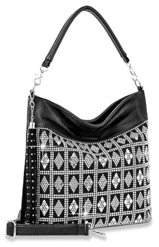 Hobo mit funkelnden Strasssteinen von HANDBAG EXPRESS