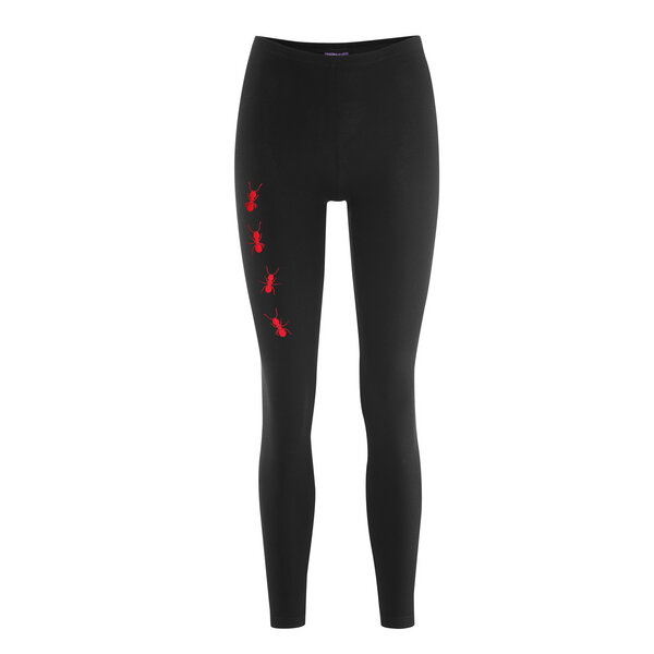 HANDGEDRUCKT Leggings aus Biobaumwolle " Ameisen" von HANDGEDRUCKT