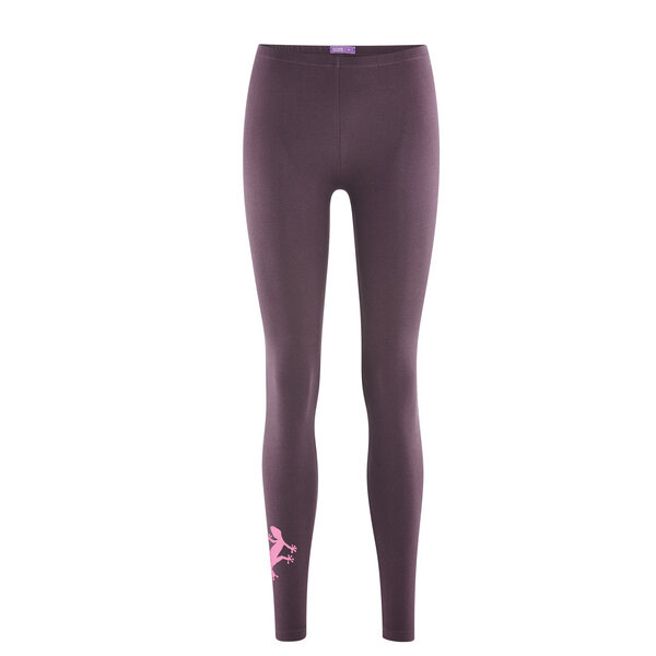 HANDGEDRUCKT Leggings aus Biobaumwolle " Gecko" von HANDGEDRUCKT