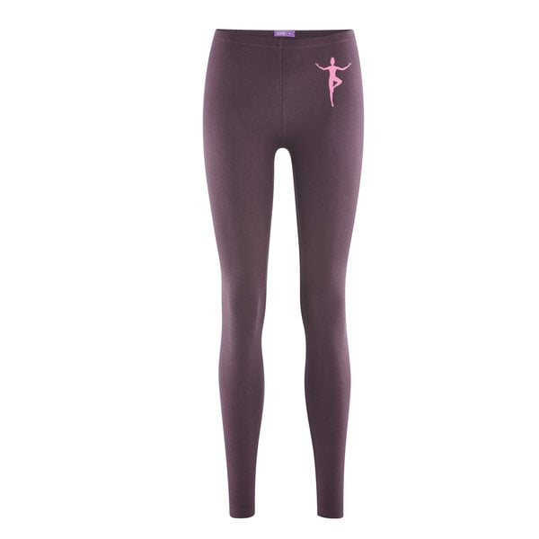 HANDGEDRUCKT Leggings aus Biobaumwolle " Yoga" von HANDGEDRUCKT