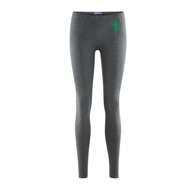 HANDGEDRUCKT Leggings aus Biobaumwolle " Yoga" von HANDGEDRUCKT