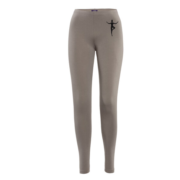 HANDGEDRUCKT Leggings aus Biobaumwolle " Yoga" von HANDGEDRUCKT