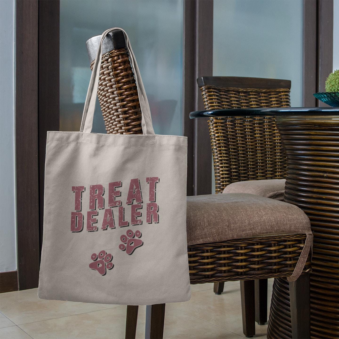 Leckerli-Dealer Jutebeutel - Das Perfekte Accessoire Für Stolze Hundemamas Und Katzendamen von HANDFORDandMASON