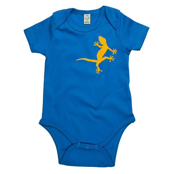 HANDGEDRUCKT "2 Geckos" Baby Body von HANDGEDRUCKT