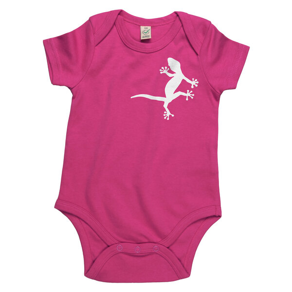 HANDGEDRUCKT "2 Geckos" Baby Body von HANDGEDRUCKT