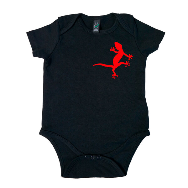 HANDGEDRUCKT "2 Geckos" Baby Body von HANDGEDRUCKT