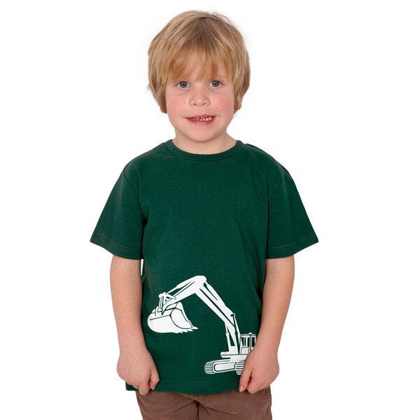 HANDGEDRUCKT "Bagger" Unisex Kinder T-Shirt von HANDGEDRUCKT