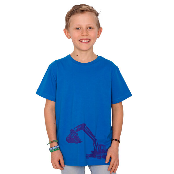 HANDGEDRUCKT "Bagger" Unisex Kinder T-Shirt von HANDGEDRUCKT