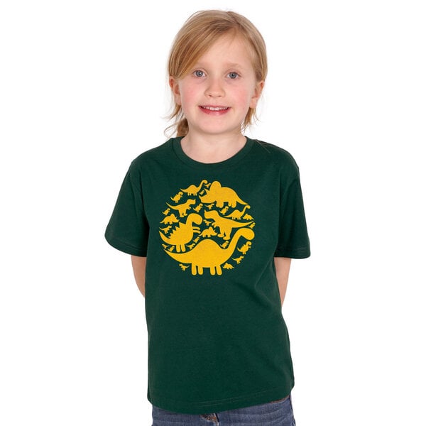 HANDGEDRUCKT "Dinos" Unisex Kinder T-Shirt von HANDGEDRUCKT