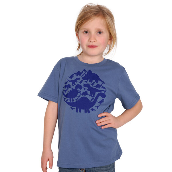 HANDGEDRUCKT "Dinos" Unisex Kinder T-Shirt von HANDGEDRUCKT