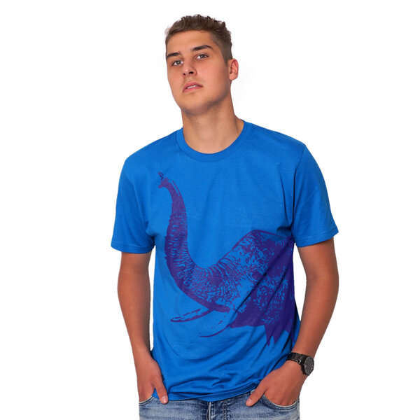 HANDGEDRUCKT "Elefant" Herren T-Shirt von HANDGEDRUCKT