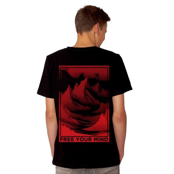 HANDGEDRUCKT "Free Your Mind" Männer T-Shirt von EarthPositive von HANDGEDRUCKT
