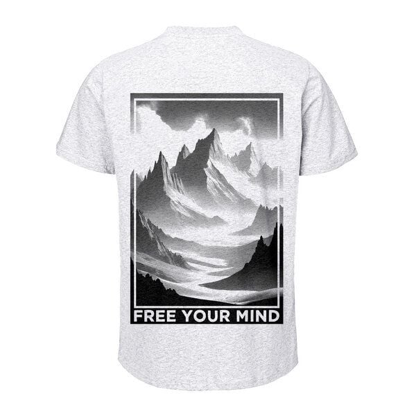 HANDGEDRUCKT "Free Your Mind" Unisex T-Shirt von Neutral von HANDGEDRUCKT