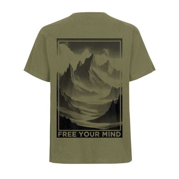 HANDGEDRUCKT "Free Your Mind" Unisex T-Shirt von Neutral von HANDGEDRUCKT
