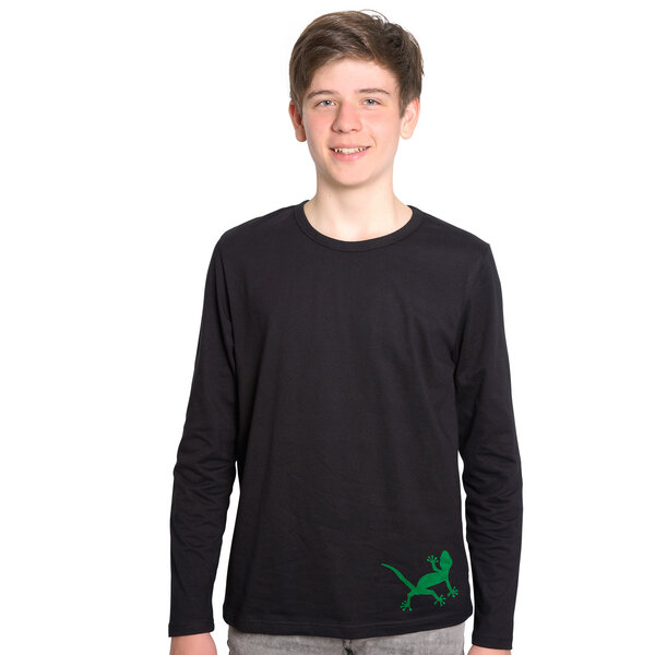 HANDGEDRUCKT "Geckos" Männer Longsleeve von HANDGEDRUCKT