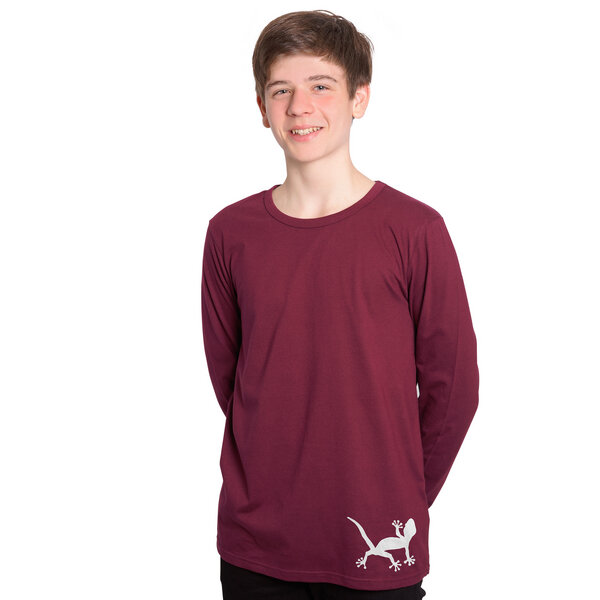 HANDGEDRUCKT "Geckos" Männer Longsleeve von HANDGEDRUCKT