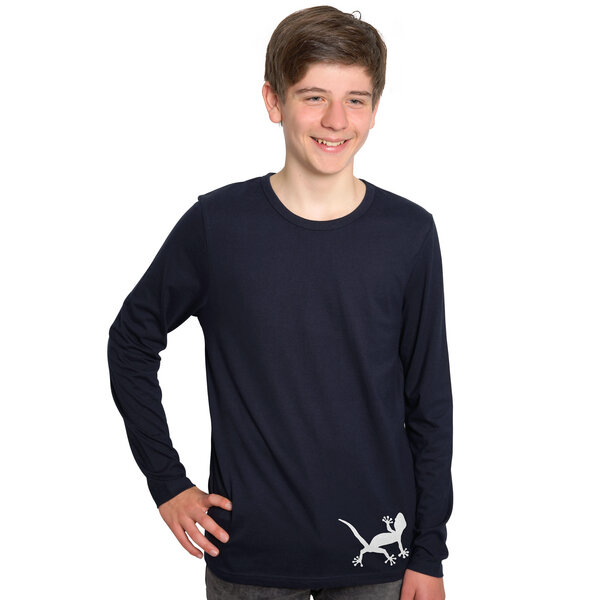 HANDGEDRUCKT "Geckos" Männer Longsleeve von HANDGEDRUCKT