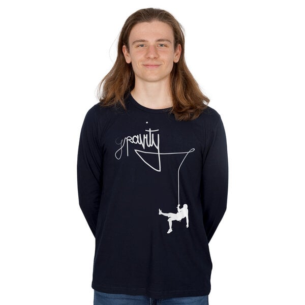 HANDGEDRUCKT "Gravity" Männer Longsleeve von HANDGEDRUCKT