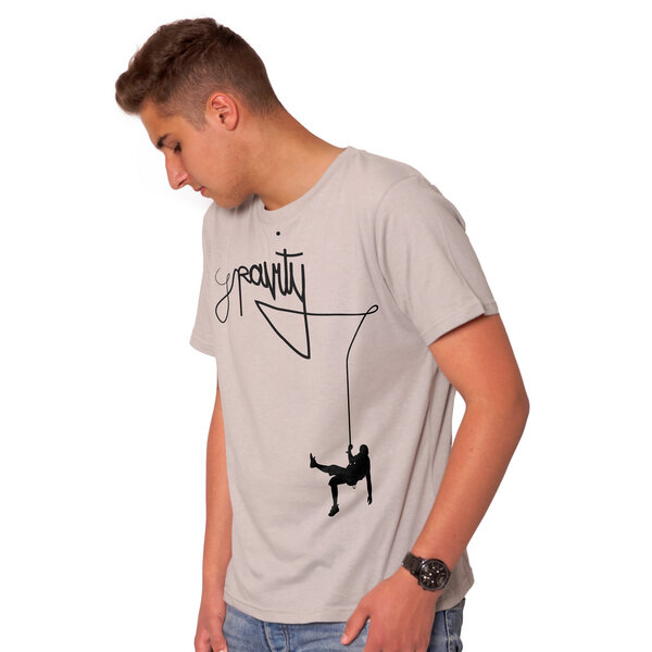 HANDGEDRUCKT "Gravity" Männer T-Shirt von HANDGEDRUCKT