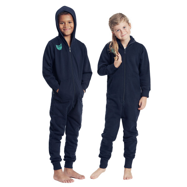 HANDGEDRUCKT "Nighttimetree" KInder Jumpsuit von HANDGEDRUCKT