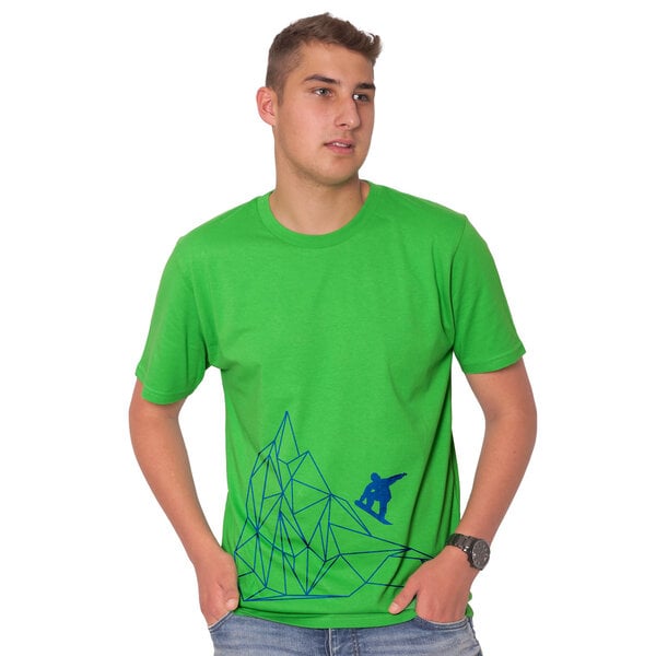 HANDGEDRUCKT "Origamipiste" Männer T-Shirt von HANDGEDRUCKT