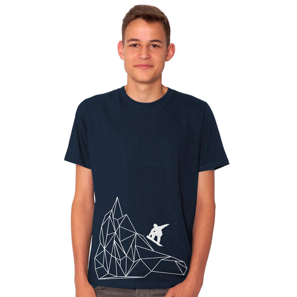 HANDGEDRUCKT "Origamipiste" Männer T-Shirt von HANDGEDRUCKT